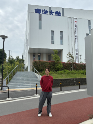 東洋大学　健康スポーツ科学部栄養科学科　　加藤　優之介さん